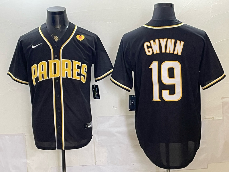 Men San Diego Padres #19 Gwynn  black Nike 2026 MLB Jersey 0528002